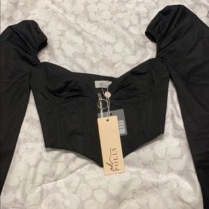 NWT ohpolly corset top